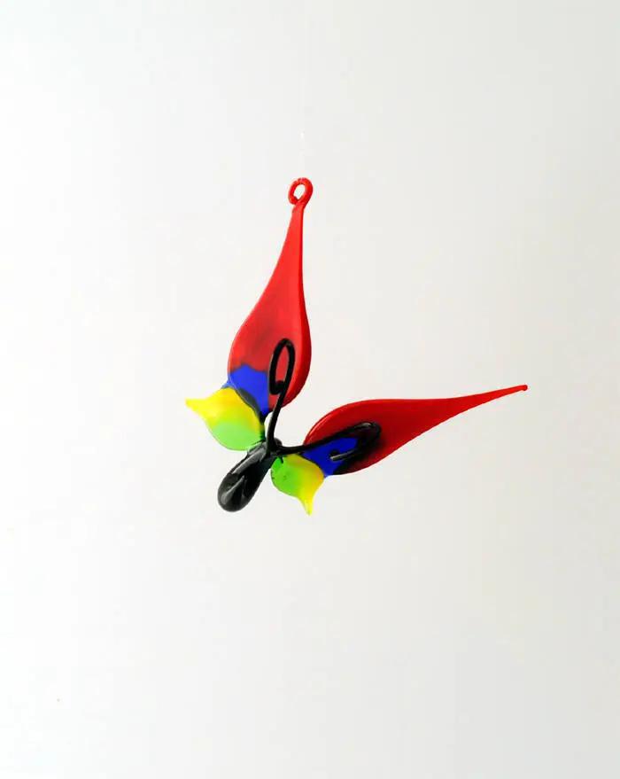 Glass Butterfly Ornament WGK