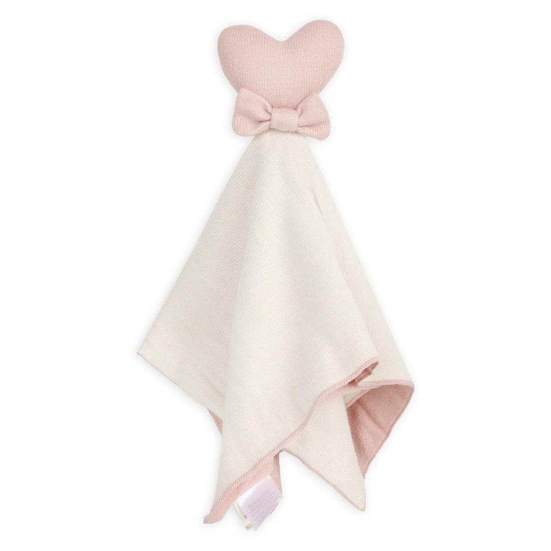 Heart - Organic Baby Lovey Security Blanket Cuddle Cloth VIV626
