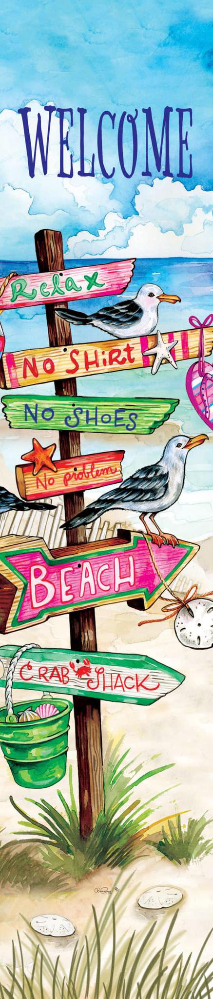 Beach Signs Yard Sign CUST325
