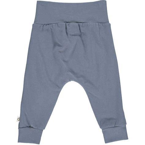 Dusty Blue Cozy Me Bow Pants 6-9m MGC