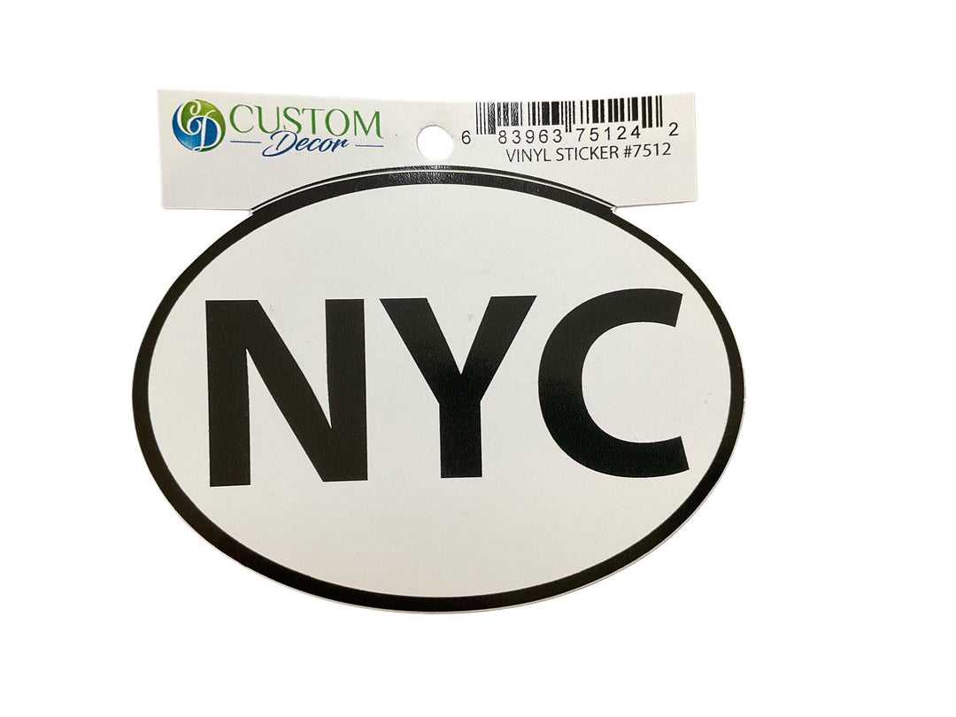 Oval Sticker CUS