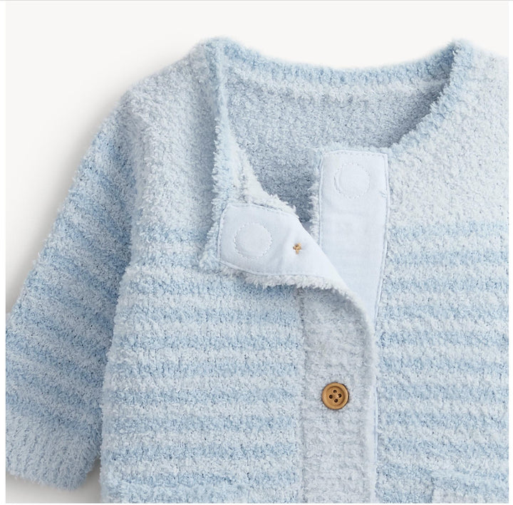Chenille Blue Sweater Romper MGM826