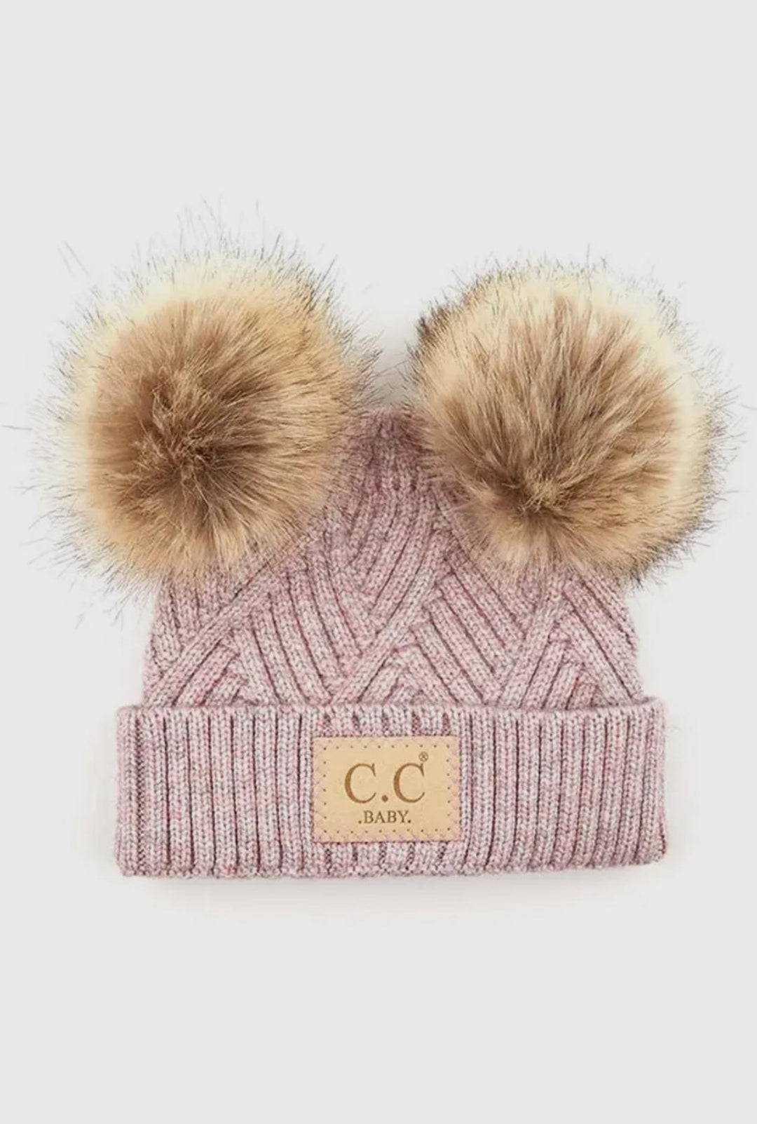 Baby Diagonal Tripes Pattern Beanie HAN925