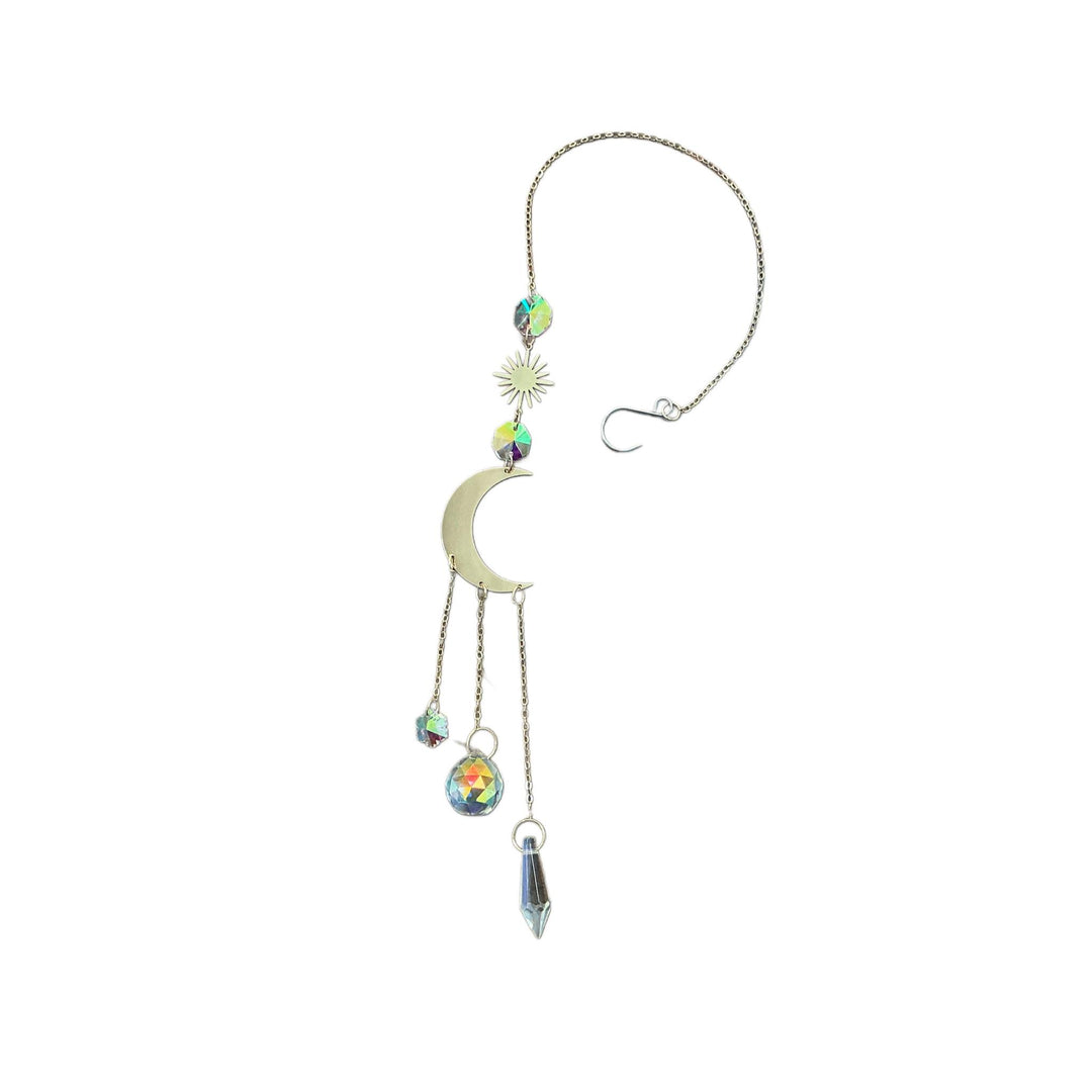 Celestial Moon Crystal Suncatcher TBC226