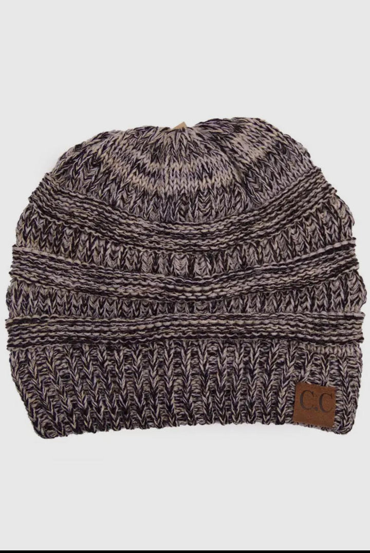 Adult Four Tone Thread Mix Beanie Multi HAN