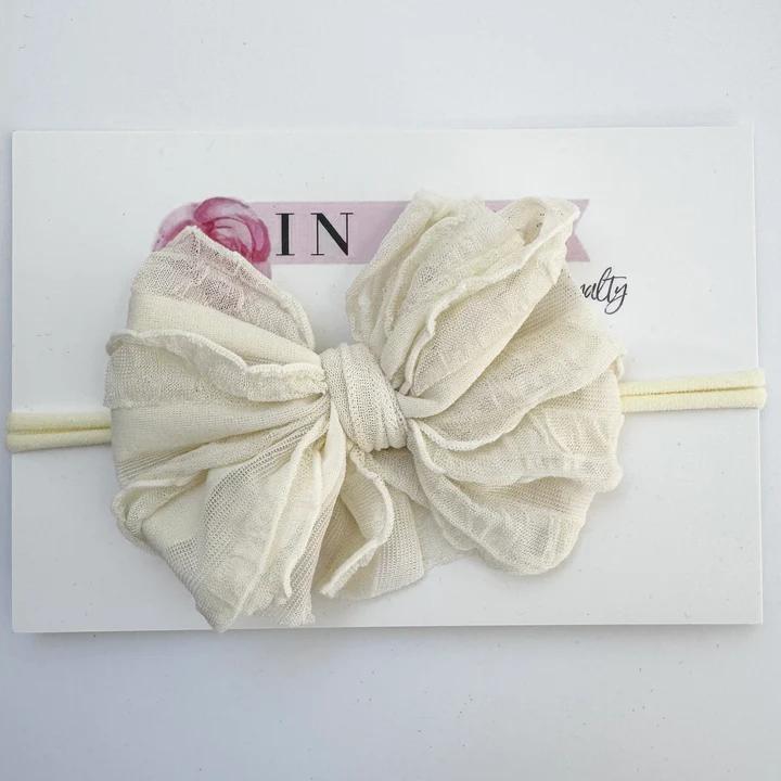 Skinny Mini Ruffled Headband RRA