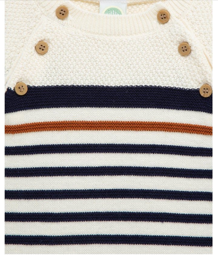 Block Stripe Coverall LTM825