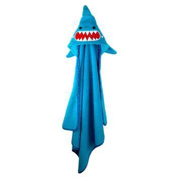 Baby Plush Terry Hooded Bath Towel - Sherman the Shark ZCI326