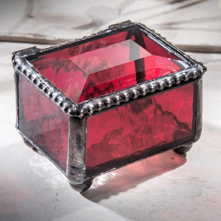 Small Stained Glass Ring Box DEV824