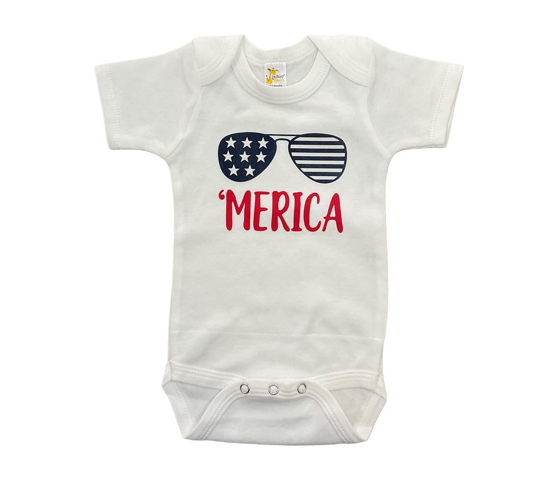 Merica Fourth of July Onesie BBD326