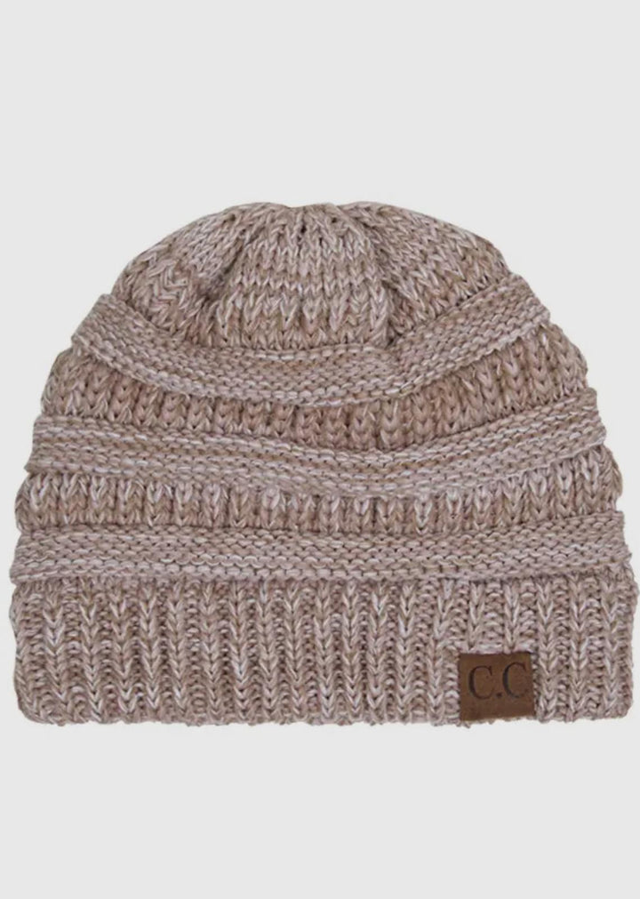 Adult Four Tone Thread Mix Beanie Multi HAN