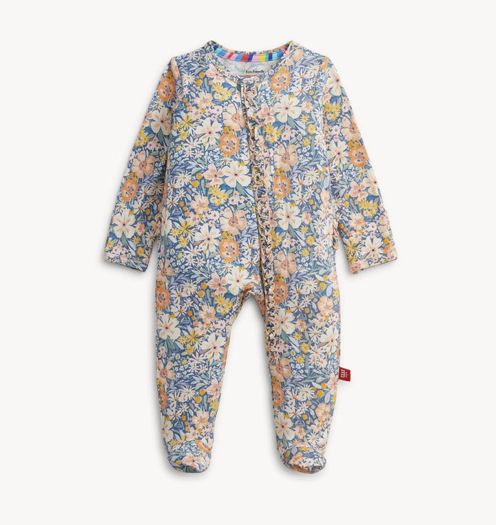 Floral Modal Ruffle Footies MGM826