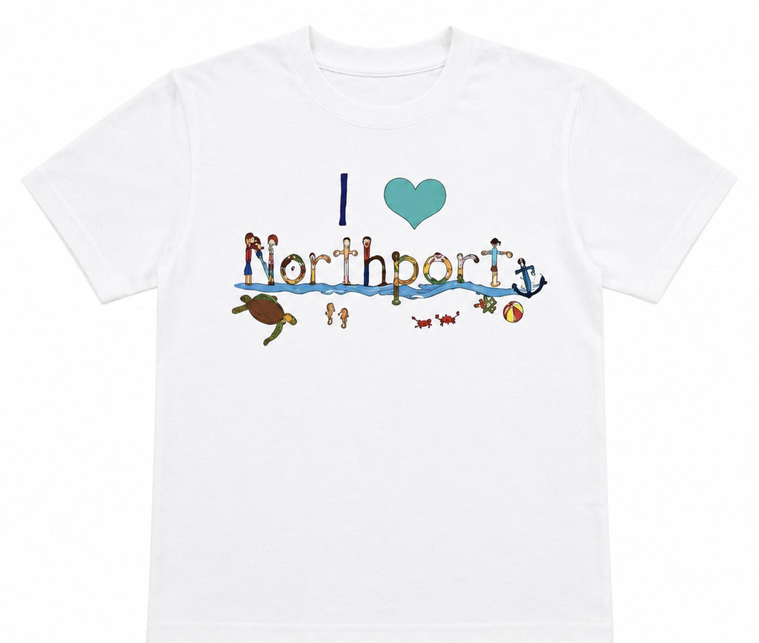 I Love Northport White T-Shirt TGG425