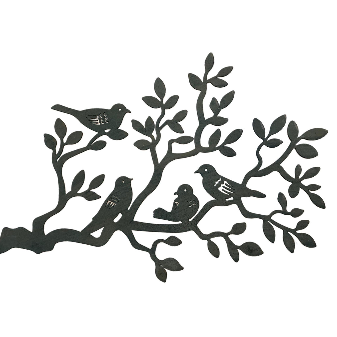 Metal Bird & Branch Wall Hanging EVG