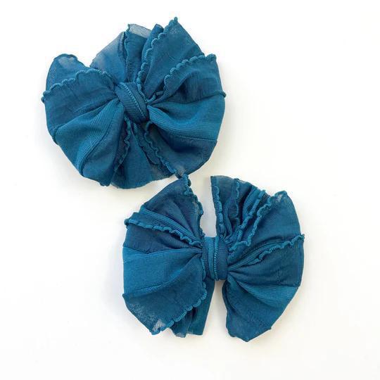 Ruffle Clip Bow Set RRB925