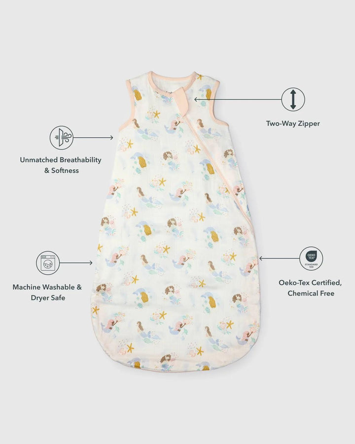 Sleep Bag-Mermaids Muslin LOU826