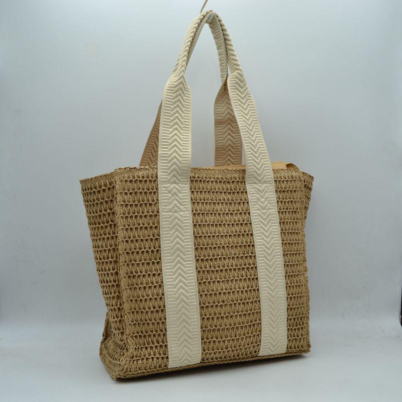 Woven Tote w/Zipper T3508 EMH525