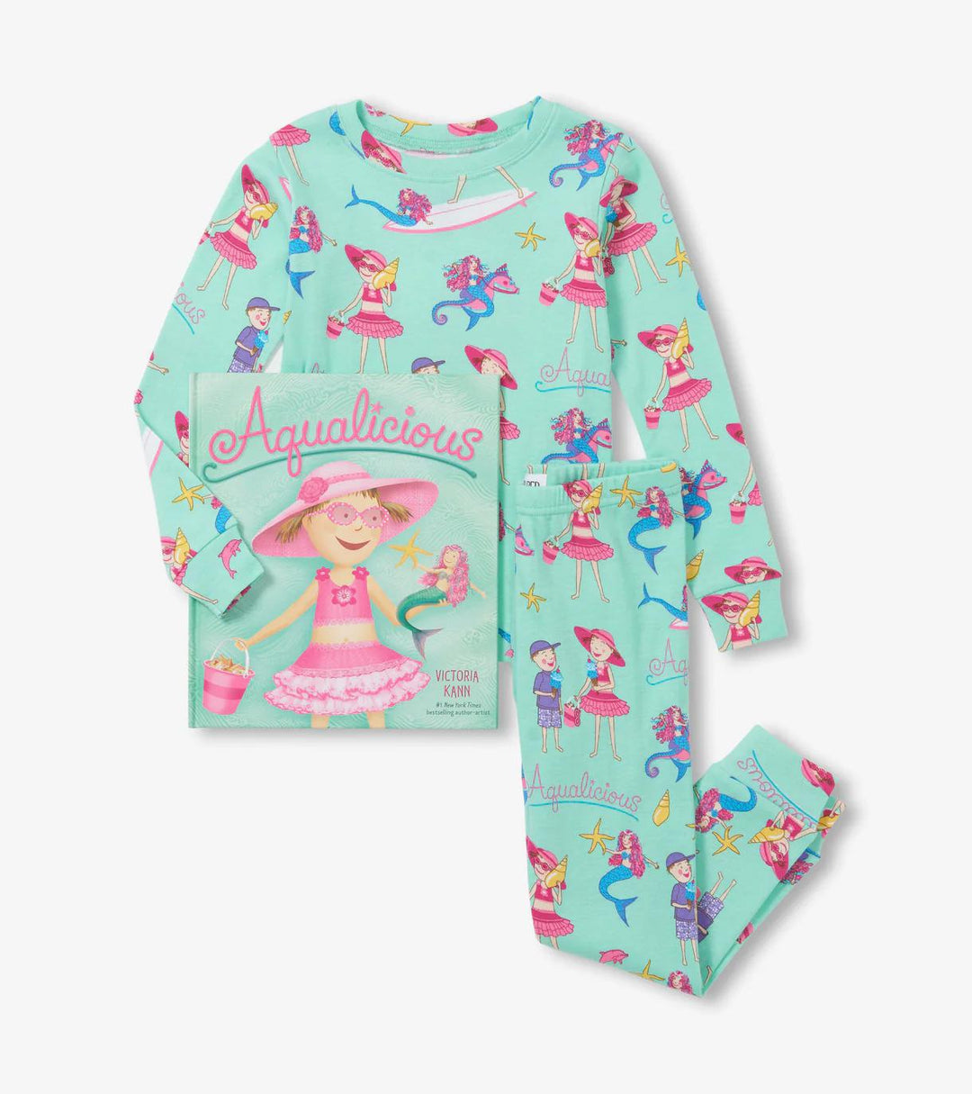 Aqualicious Pajama and Book Set BTB1124