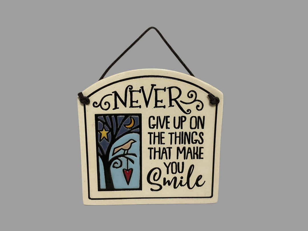 Never Give Up Arch Plaque SPC*