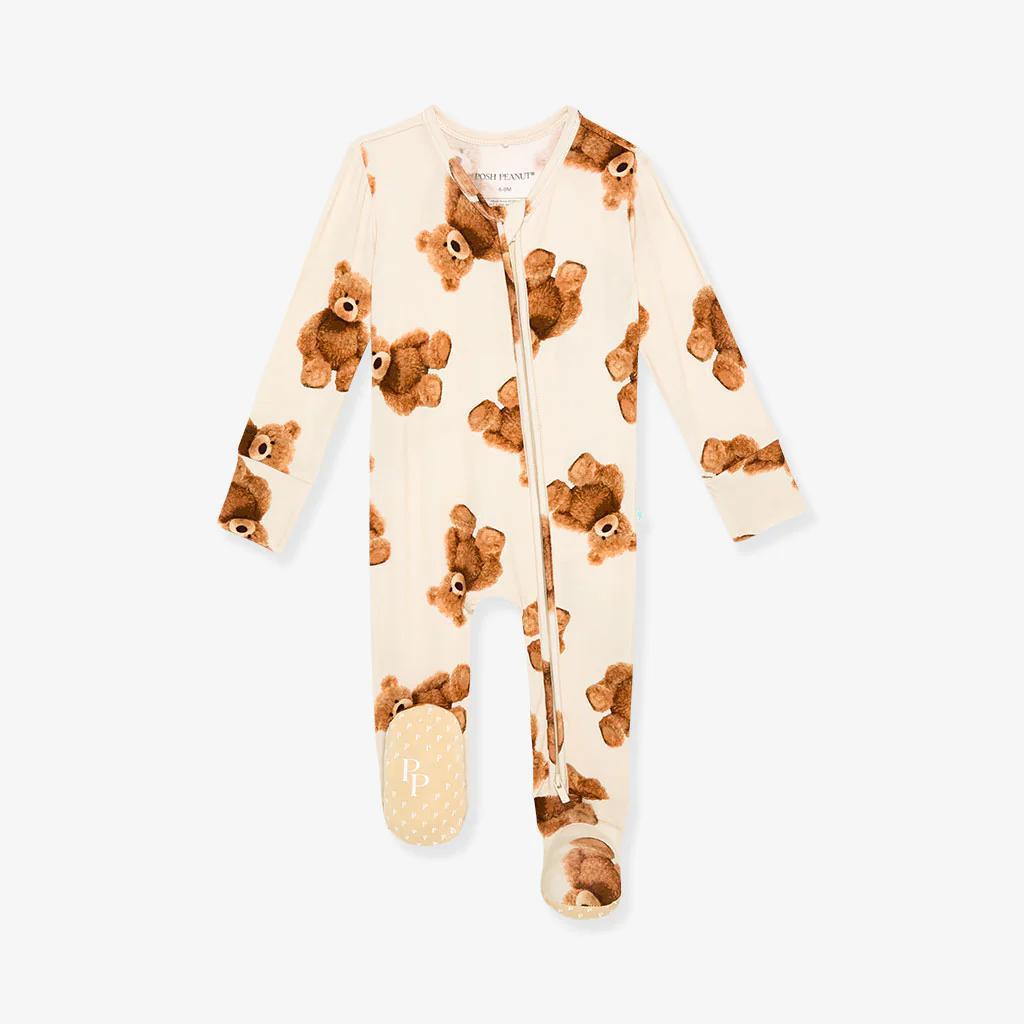 Teddy Freddy Footie Zippered One Piece PPN1024
