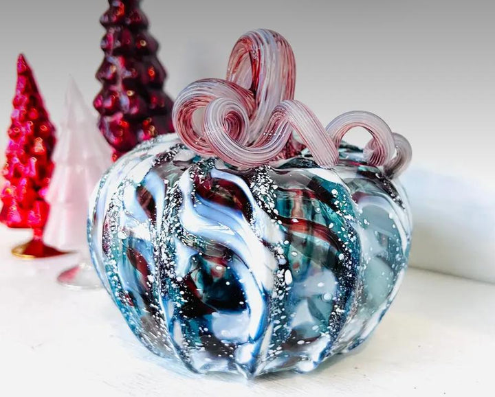 Glass Mini Pumpkin 4” LKA825