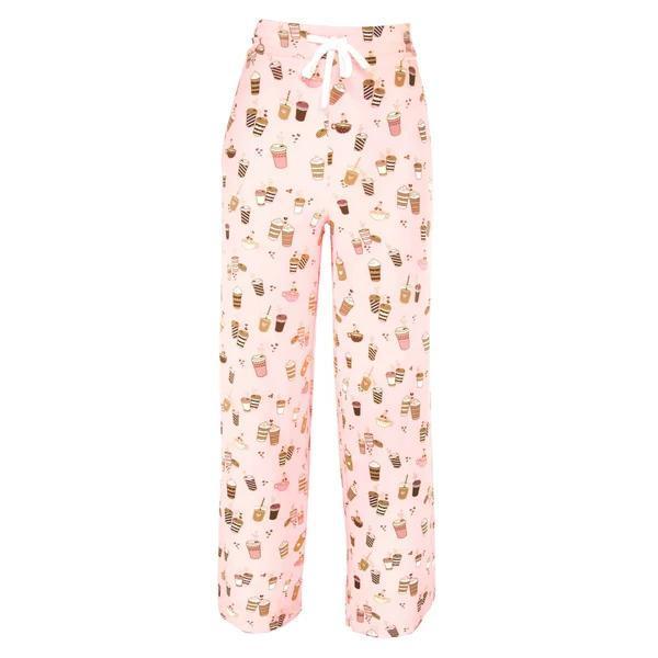 Love At First Sip Pink Pajama Pants ABC926