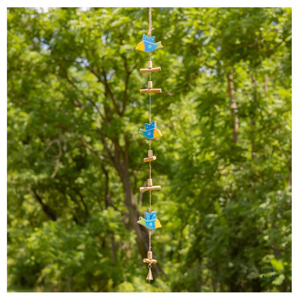 HANGING METAL DECORATIVE WIND CHIME CHAINS ZAR525