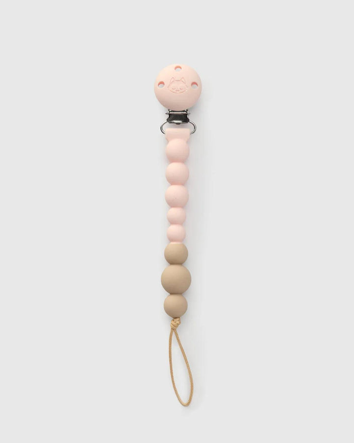 Pacifier Clip OneC Pink LOU826