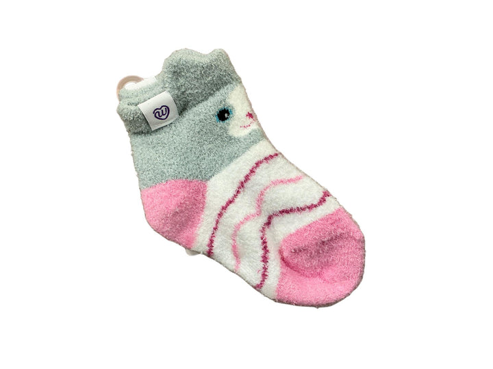 Pink Kitten Crew Warmies Sock Set-Small WRM826