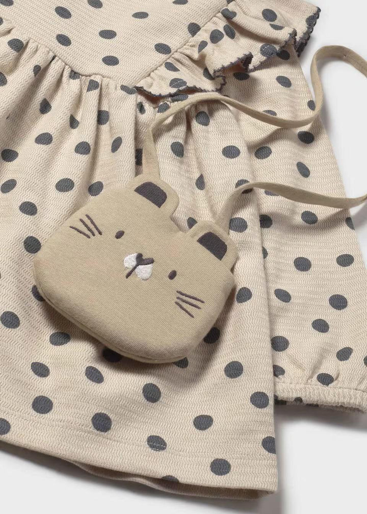 Polka Dot Dress with Kitty Purse MYR825
