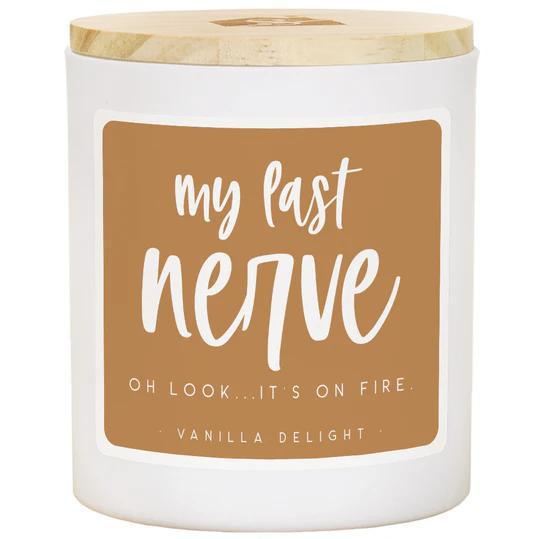My Last Nerve…Vanilla Delight Candle SIS1025