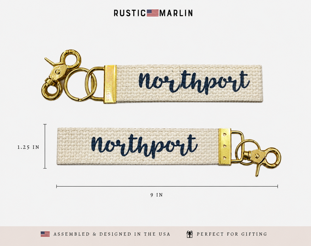 Northport Script Keychain RMP626