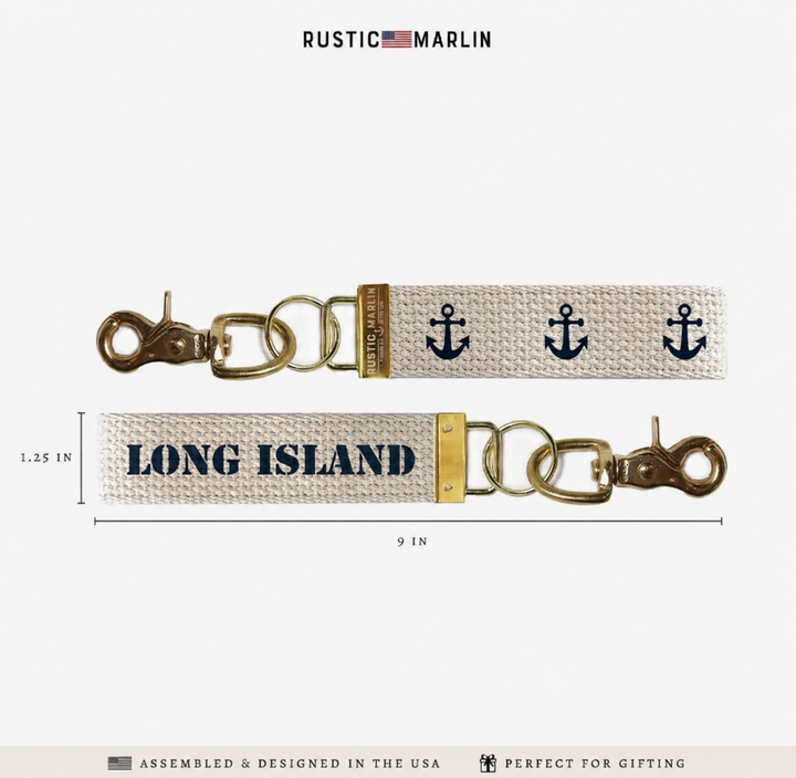 Long Island Key Chain w/Anchors RMP626