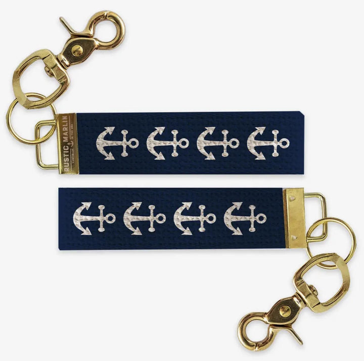 Navy Anchor Keychain RMP626