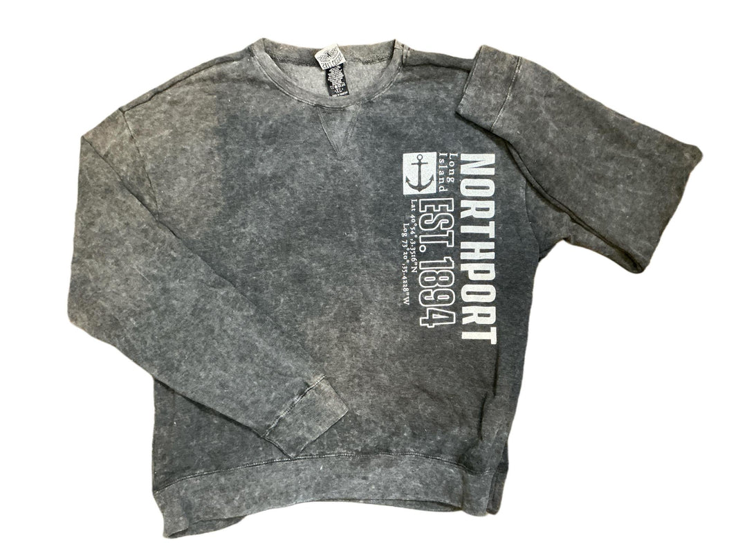 Acid Wash Northport Crew Sweatshirt SCA*