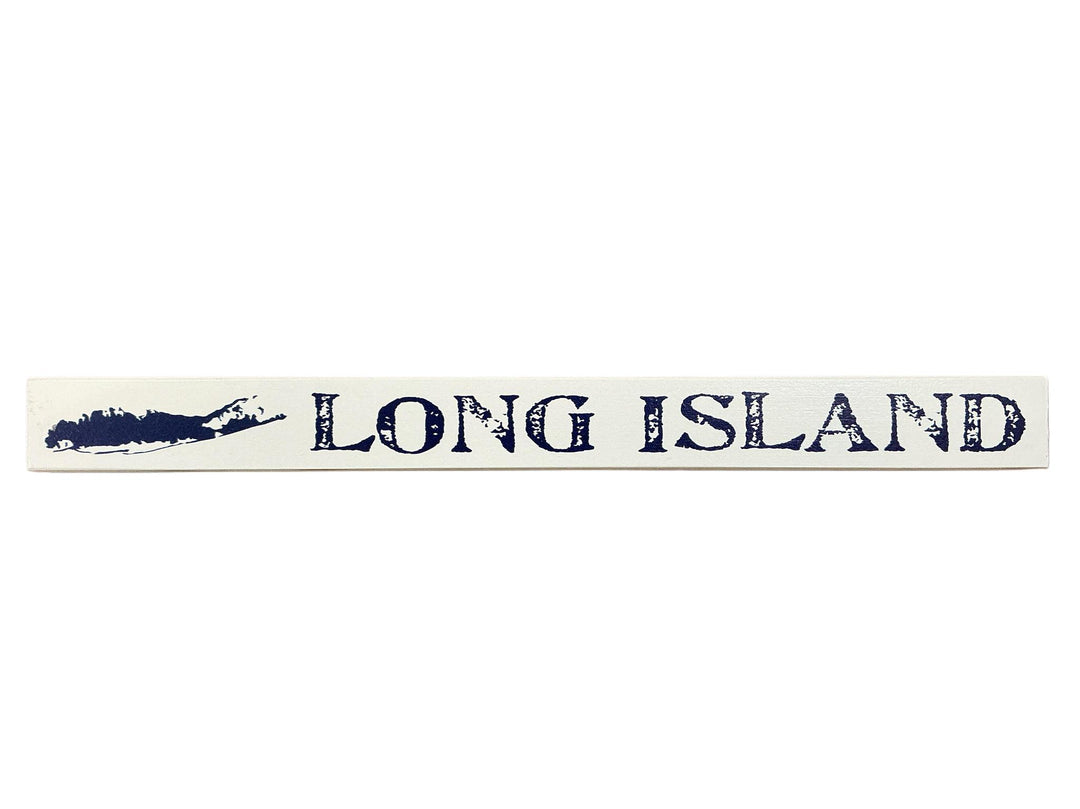 Long Island Map Silhouette Sign PTT