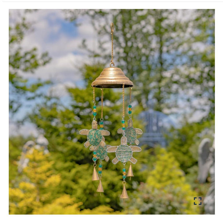 DANGLING TURTLE WIND CHIMES WITH BELLS Asst. ZAR525