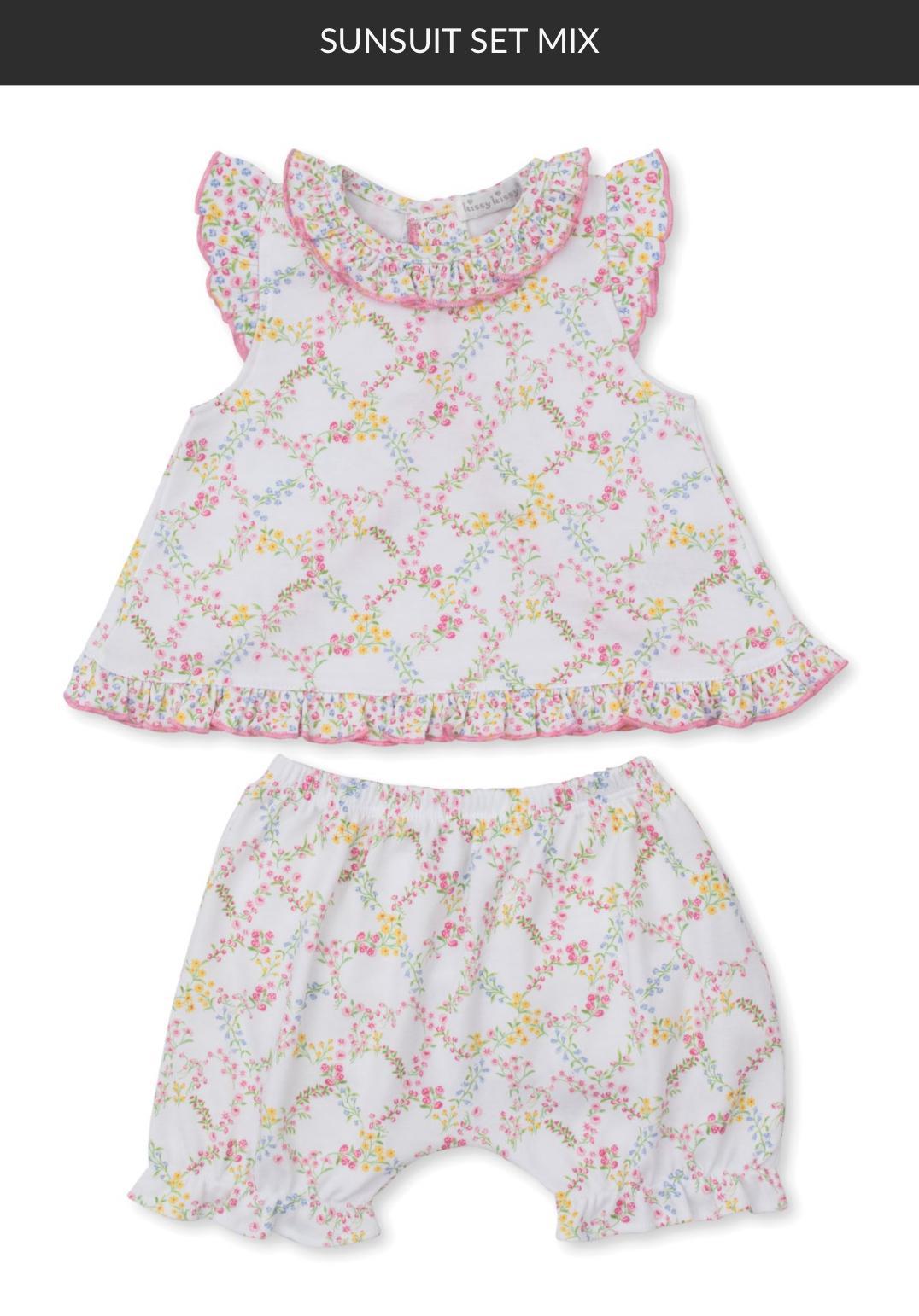 Garden Trellis Sunsuit Set KSY3256