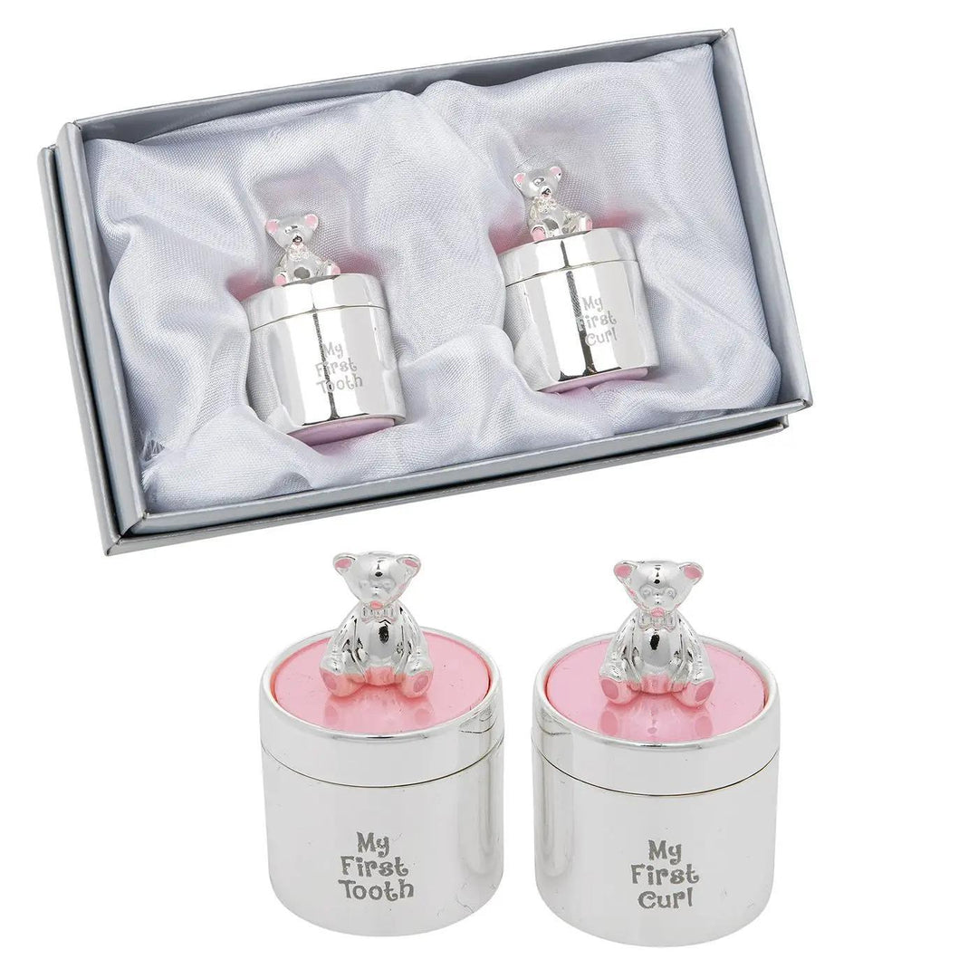Pink Enamel 1st Tooth/curl Box Set JDL925*