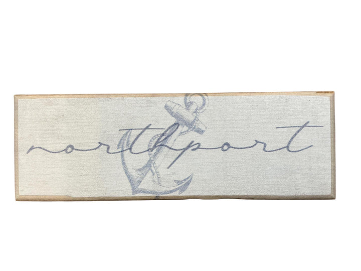 Large Anchor in Script Magnet PTT1125
