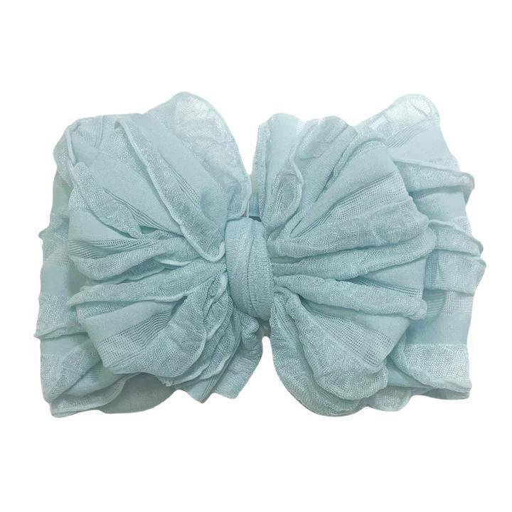 Ruffled Bow Headband RRA