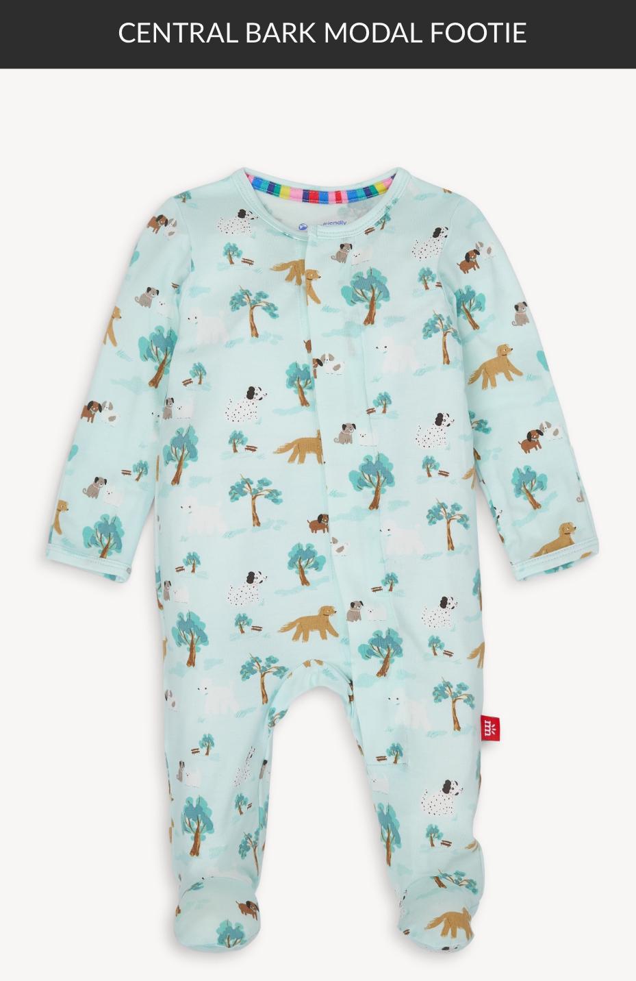 Central Bark Modal Footie MGM425
