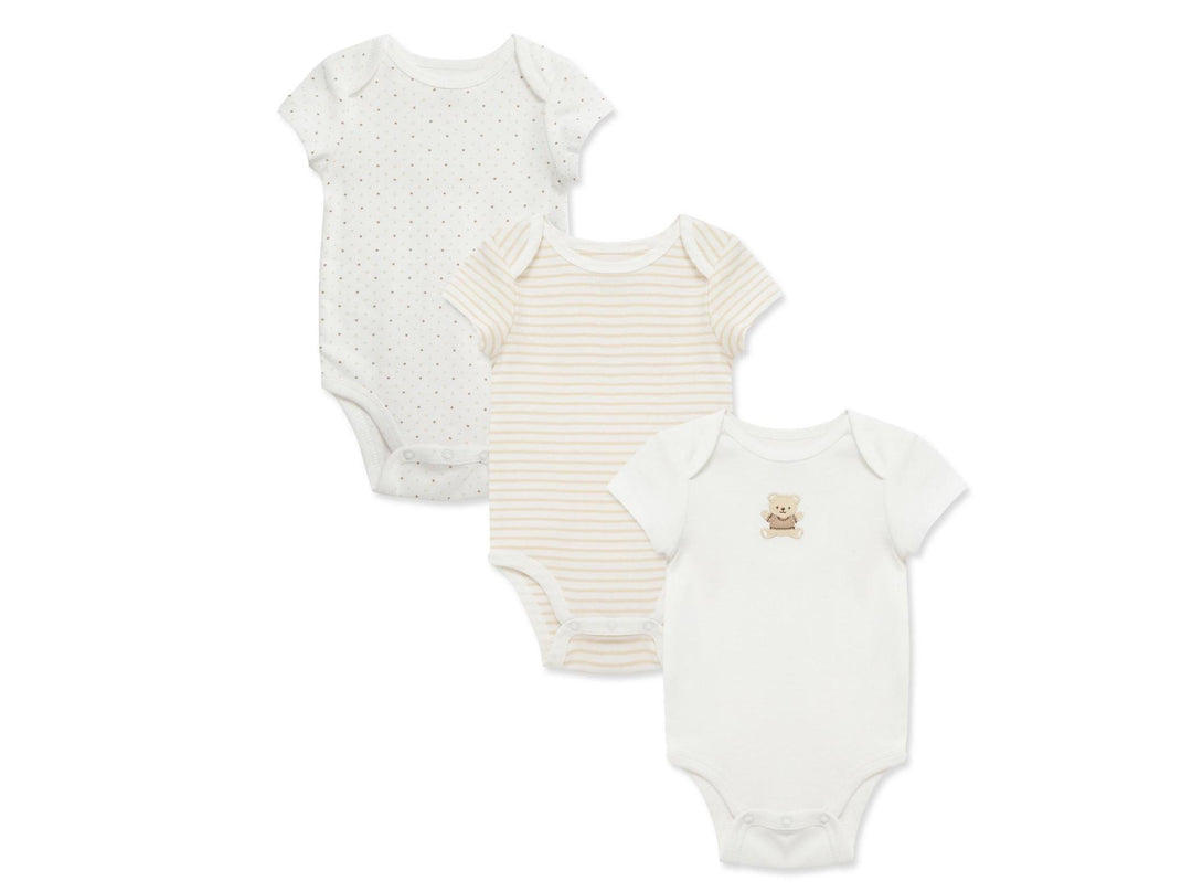 Gentle Bear 3 Pack Bodysuit LTM726