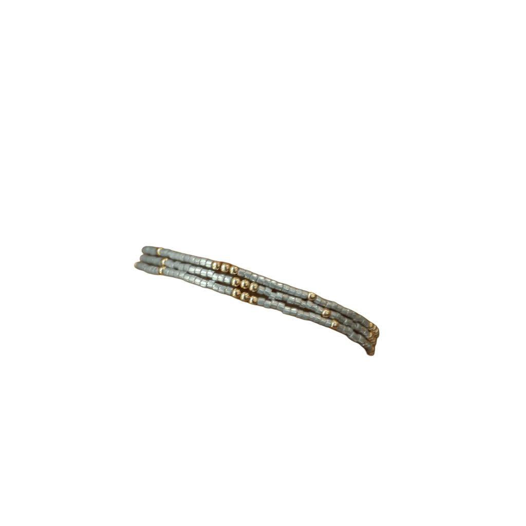 2mm Newport Silver + Gold Filled Waterproof Bracelet ERN525