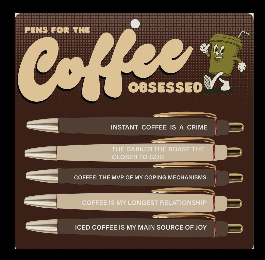 Coffee Obsessed Pen Set FUN525