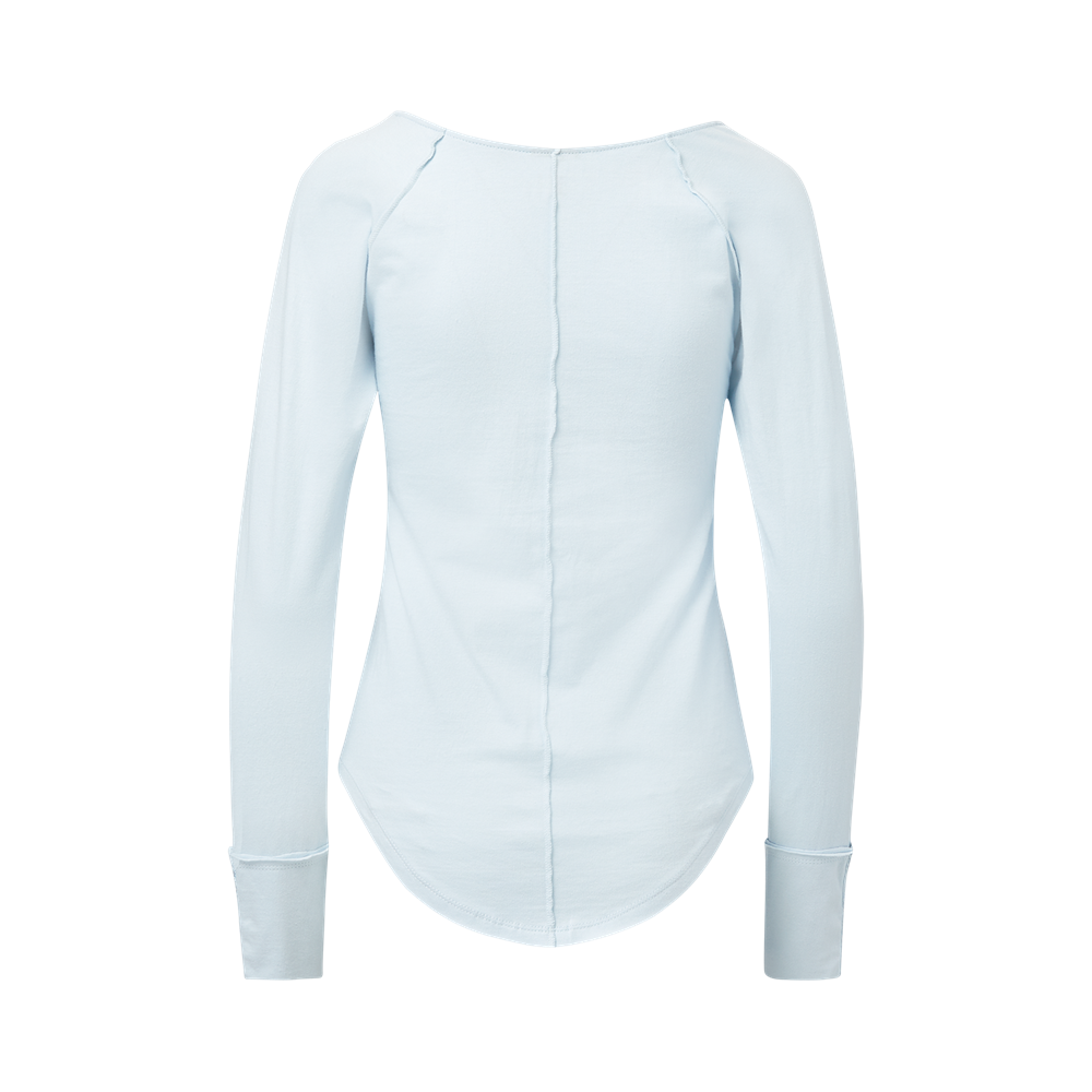 Long Island Ladies L/S Artic Blue Tee MVS924*Sale*