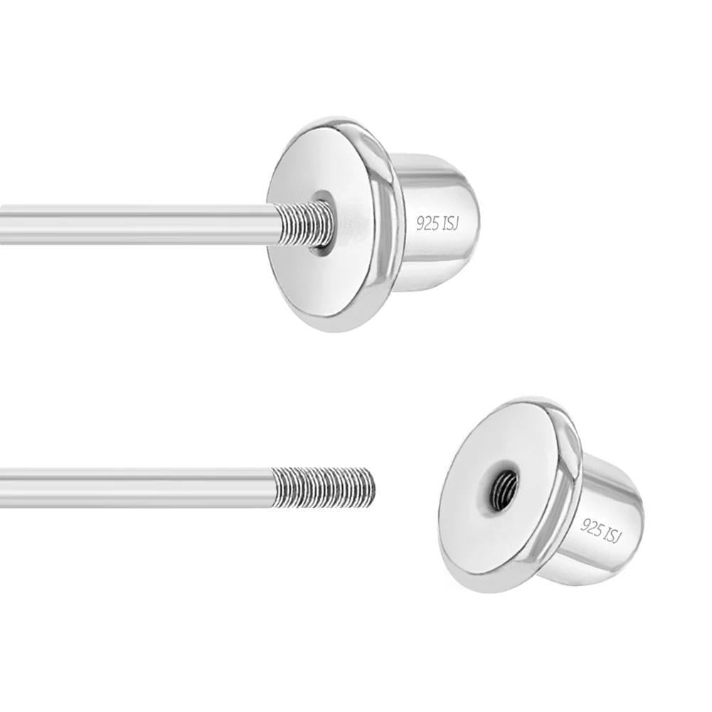 Tiny Classic CZ Cross Kids Earrings ISJ1025