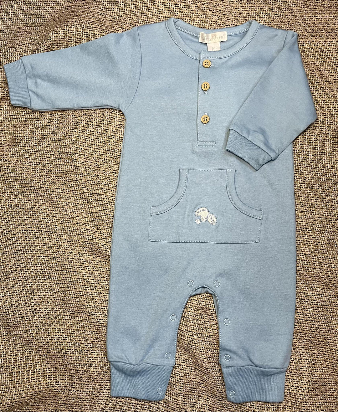 Football Kicks Playsuit Blue ANG
