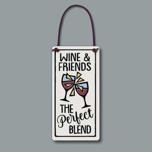 Perfect Blend Wine Tag Plaque SPC924