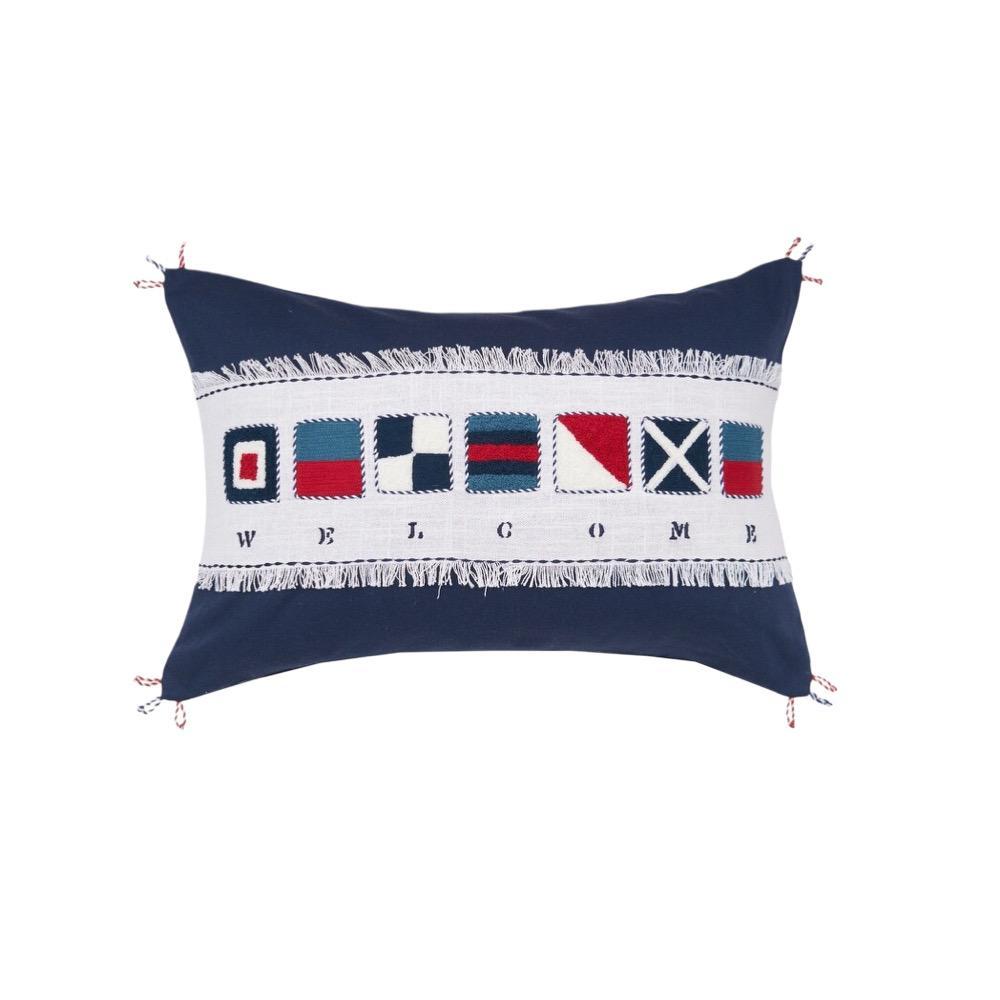 Nautical Flag Pillow CAF126